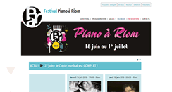 Desktop Screenshot of piano-a-riom.com