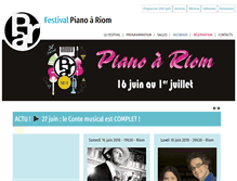 Tablet Screenshot of piano-a-riom.com